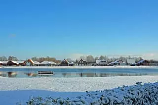 Seepark im Winter